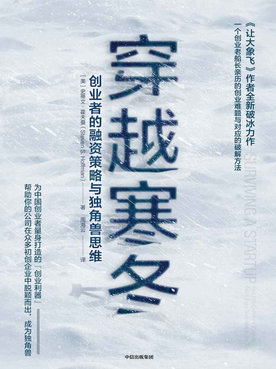 穿越寒冬：创业者的融资策略与独角兽思维(《让大象飞》作者的全新破冰力作)