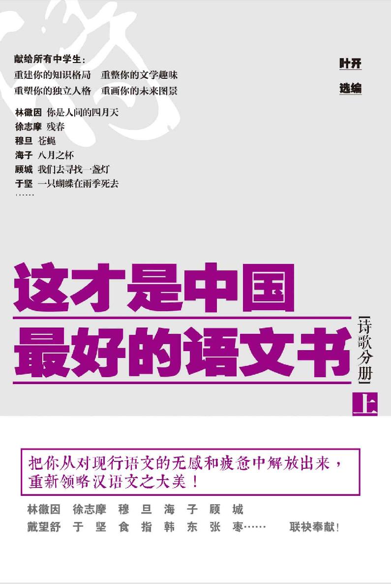 这才是中国最好的语文书（诗歌分册）上册